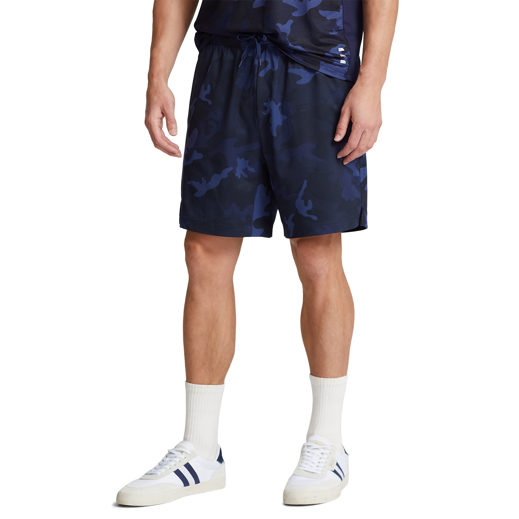  Ralph Lauren RLX Compression-Lined Golf-Camo Short - Blue 
