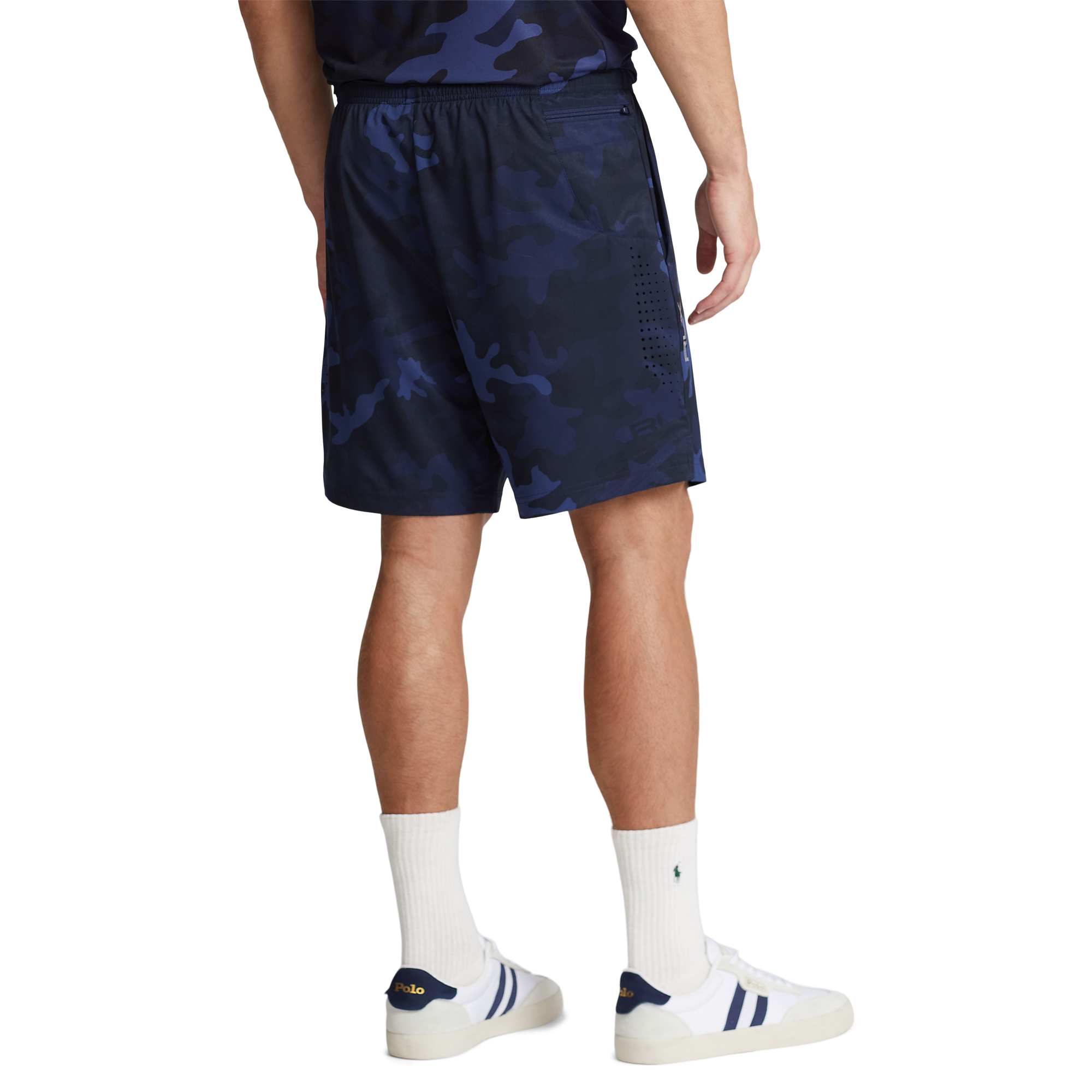  Ralph Lauren RLX Compression-Lined Golf-Camo Short - Blue 