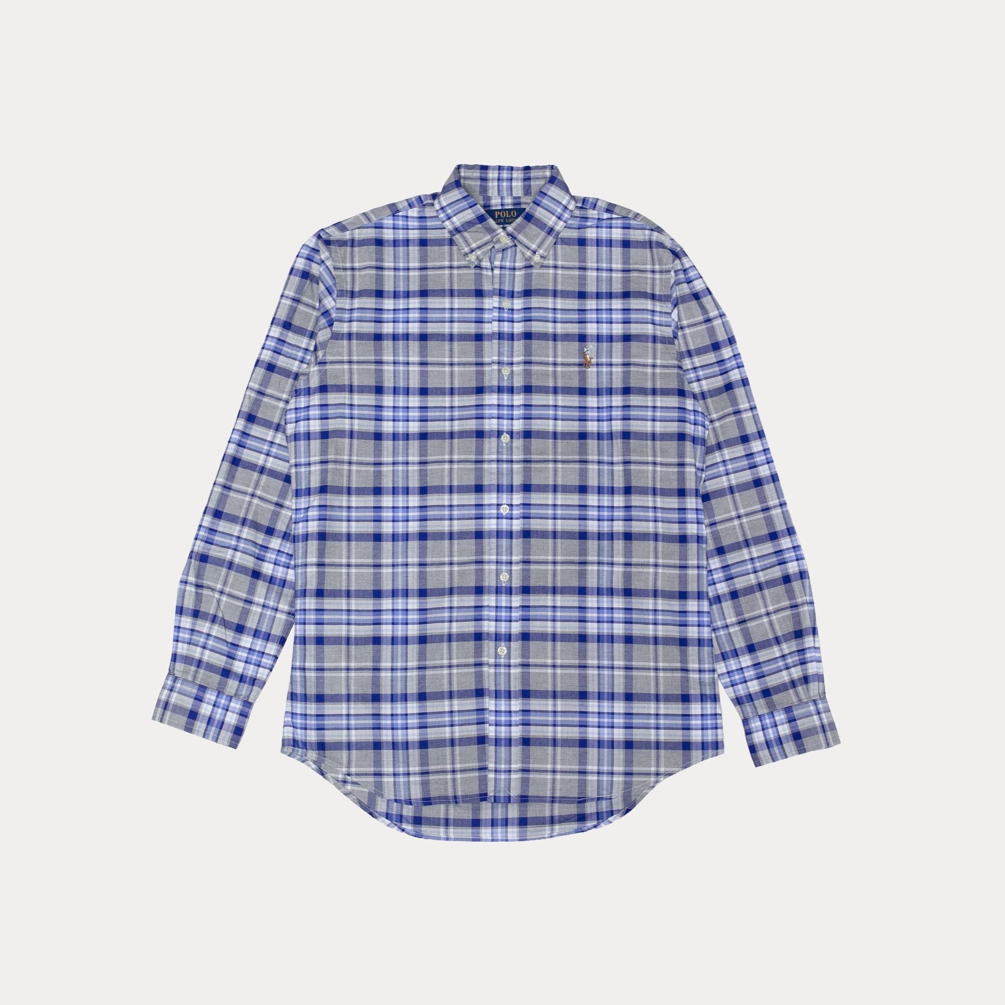  Polo Ralph Lauren Classic Fit Plaid Oxford Shirt in Multi 