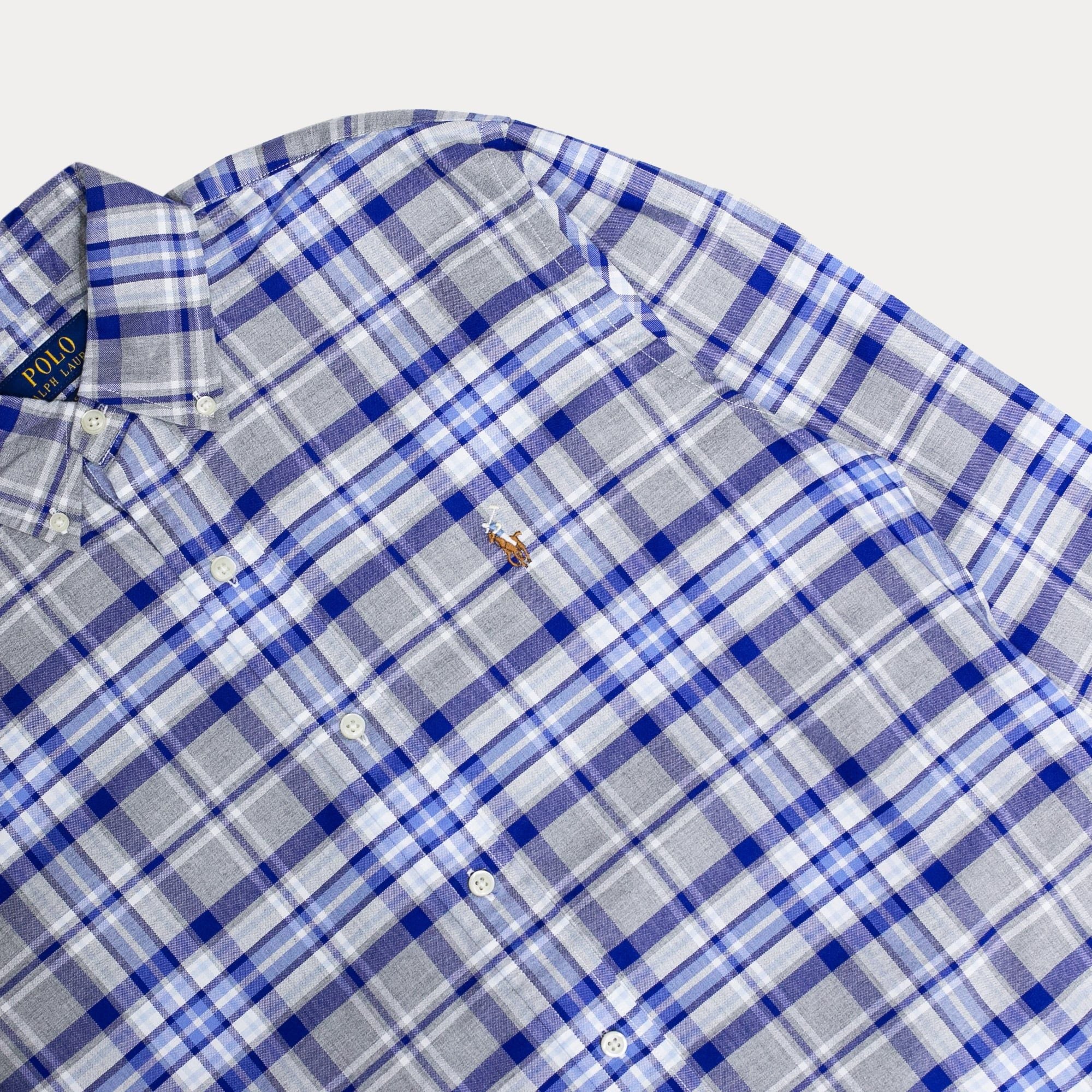  Polo Ralph Lauren Classic Fit Plaid Oxford Shirt in Multi 
