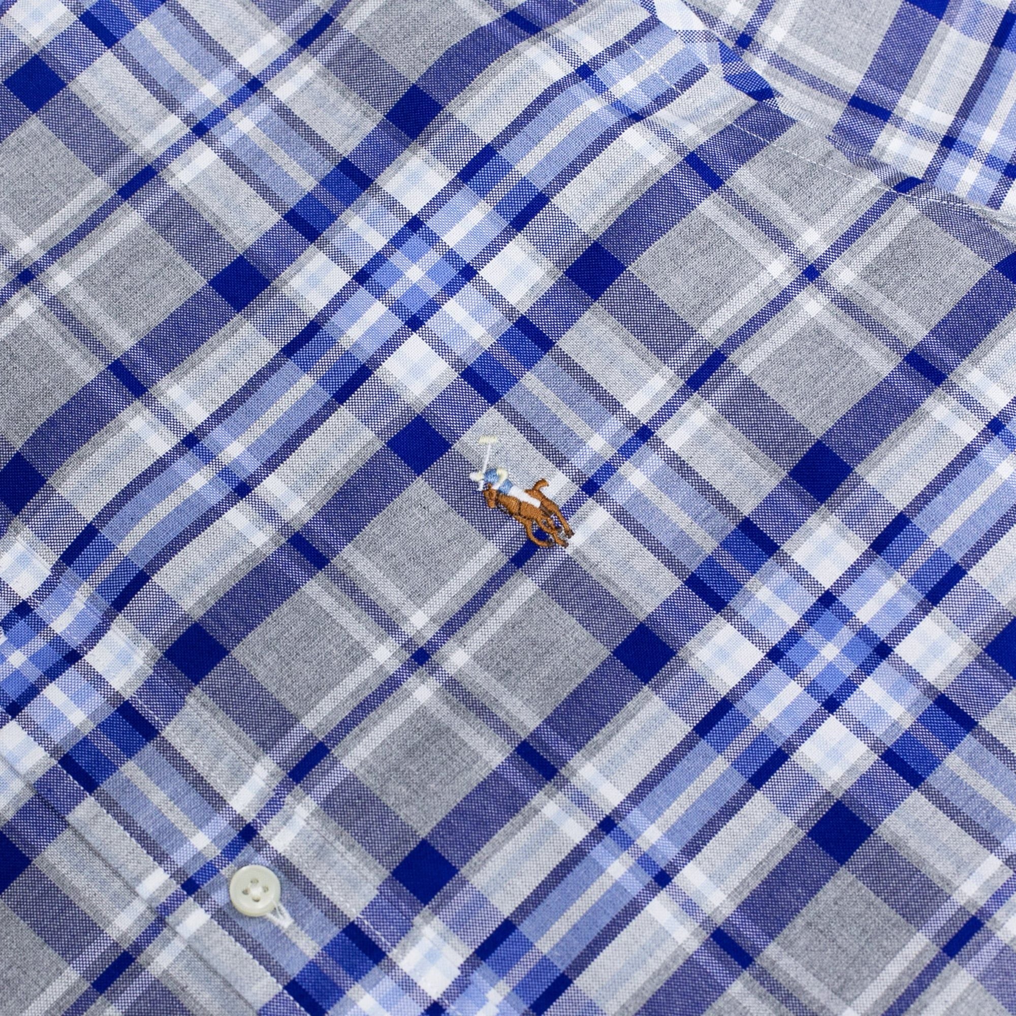  Polo Ralph Lauren Classic Fit Plaid Oxford Shirt in Multi 