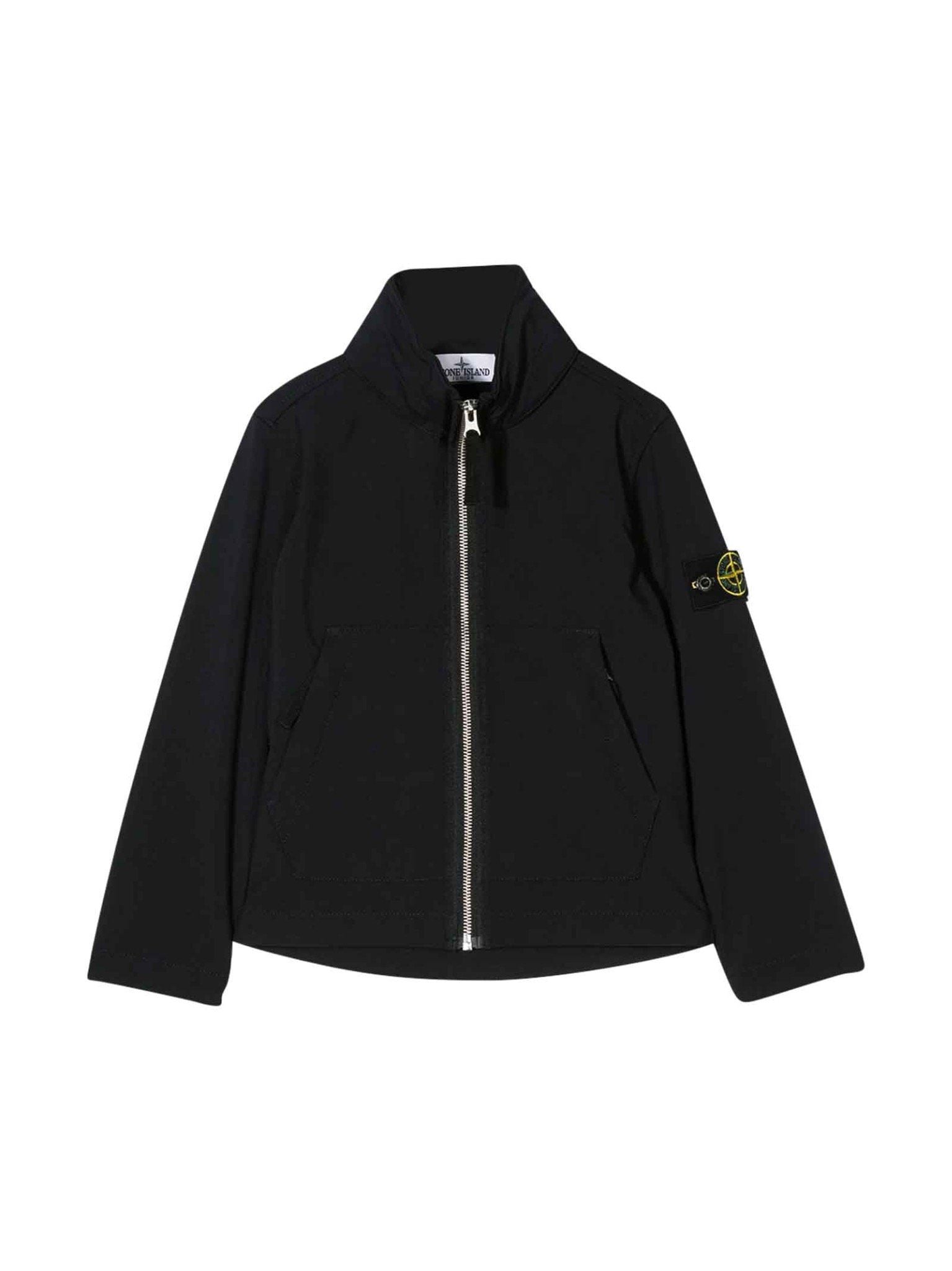  STONE ISLAND JUNIOR 40834 LIGHT SOFT SHELL-R - BLUE 