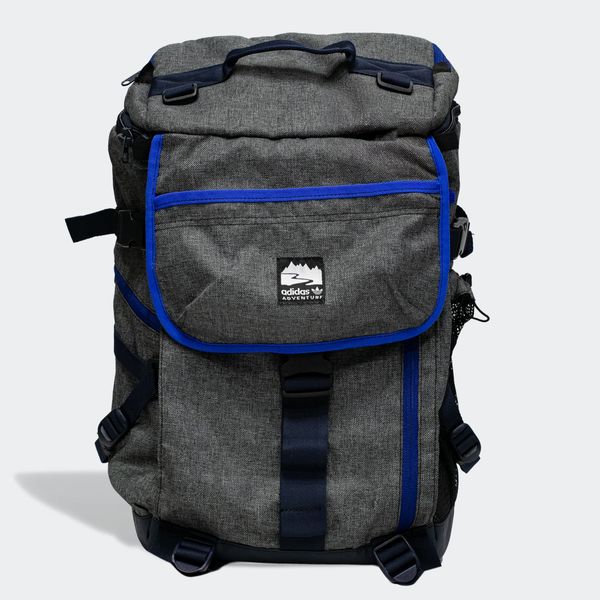  adidas Adventure Top-Loader Backpack - Gray / Blue 