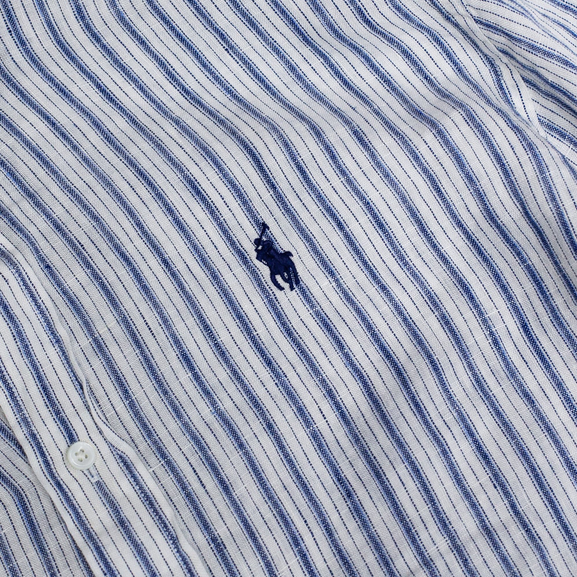  Ralph Lauren Men's Long Sleeve Striped Shirt 