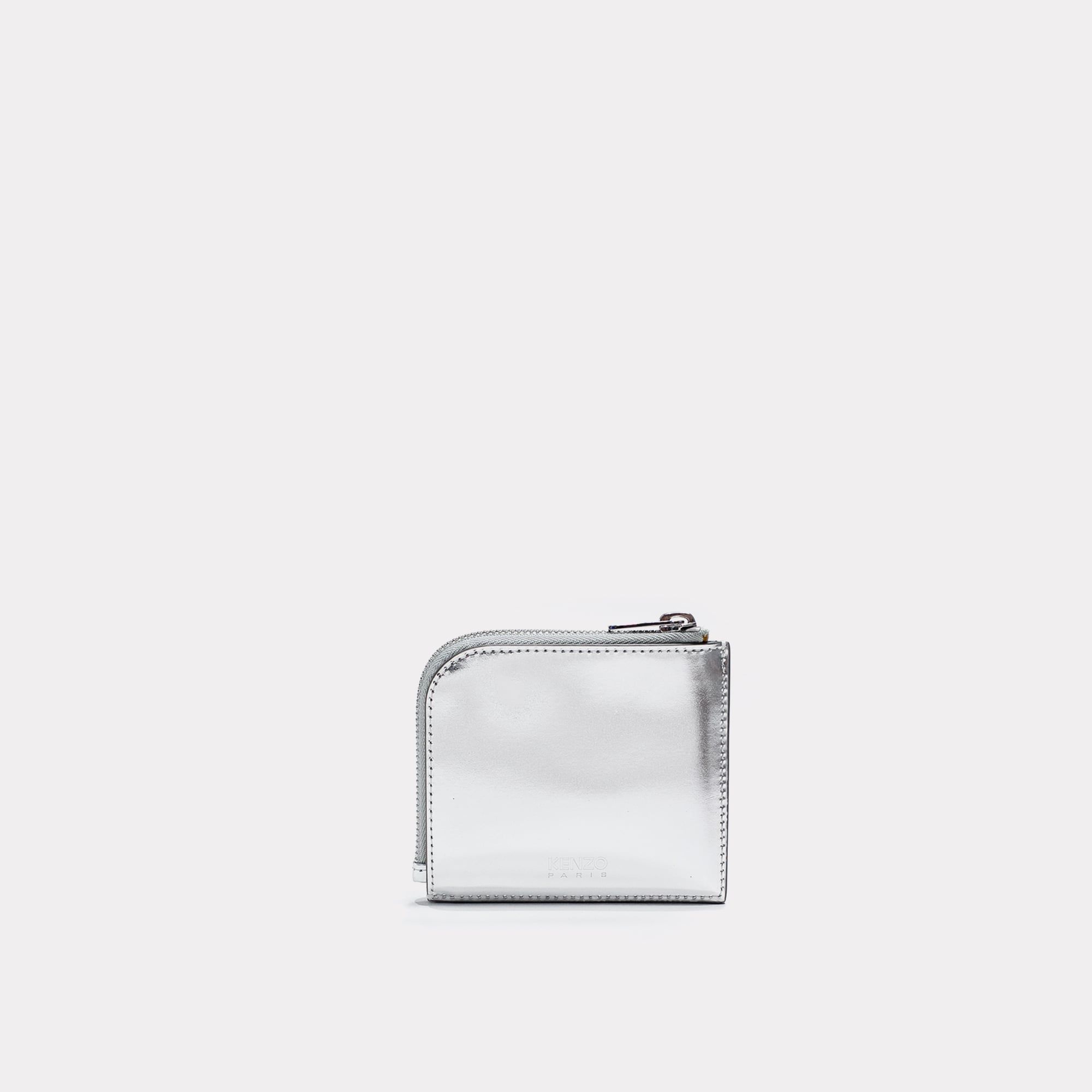  KENZO Paris Leather Wallet - Silver 