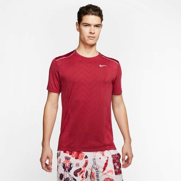  Nike Dri-FIT Wild Run Tech Knit Top - Red 