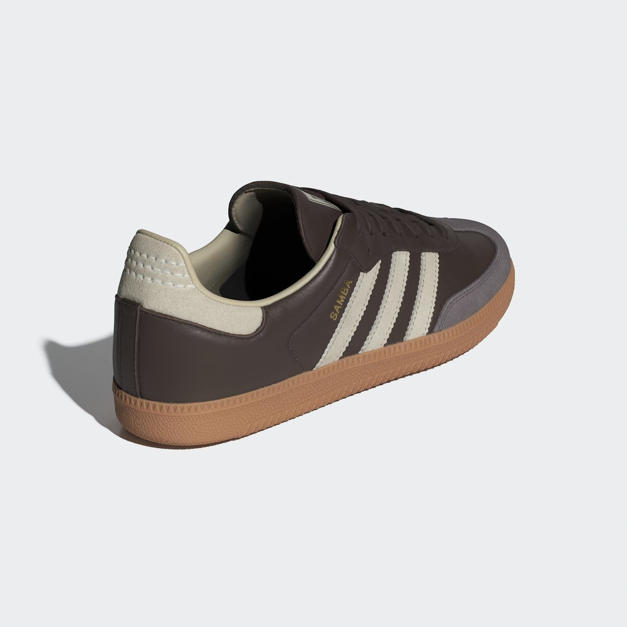  adidas Samba OG - Brown / Putty Grey / Gold Metallic 