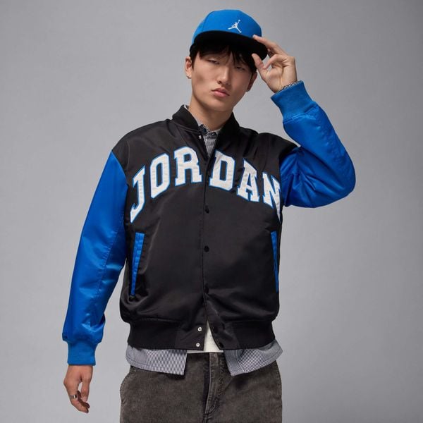  Jordan Brooklyn Collegiate Varsity Jacket - Sport Blue 