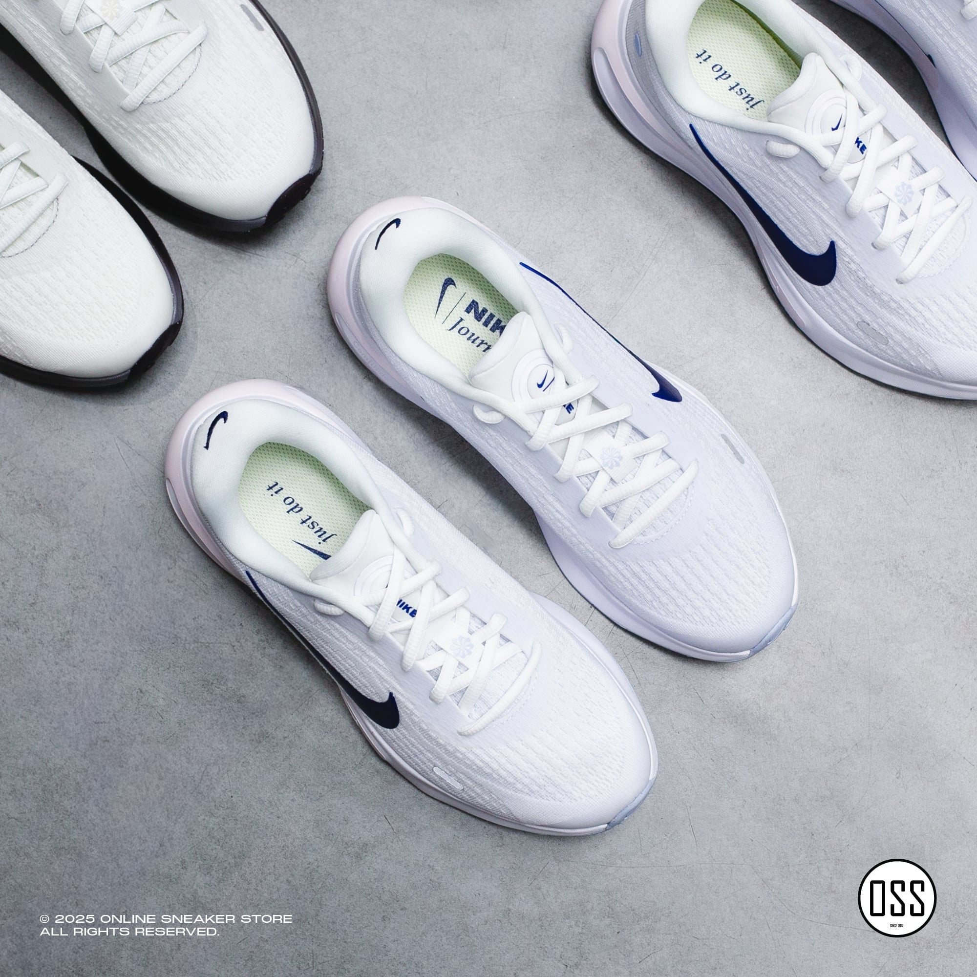  Nike Journey Run - White / Hydrogen Blue 