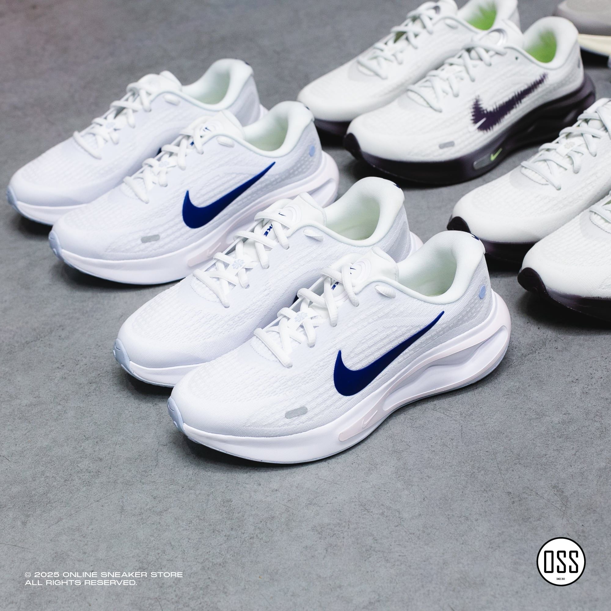  Nike Journey Run - White / Hydrogen Blue 