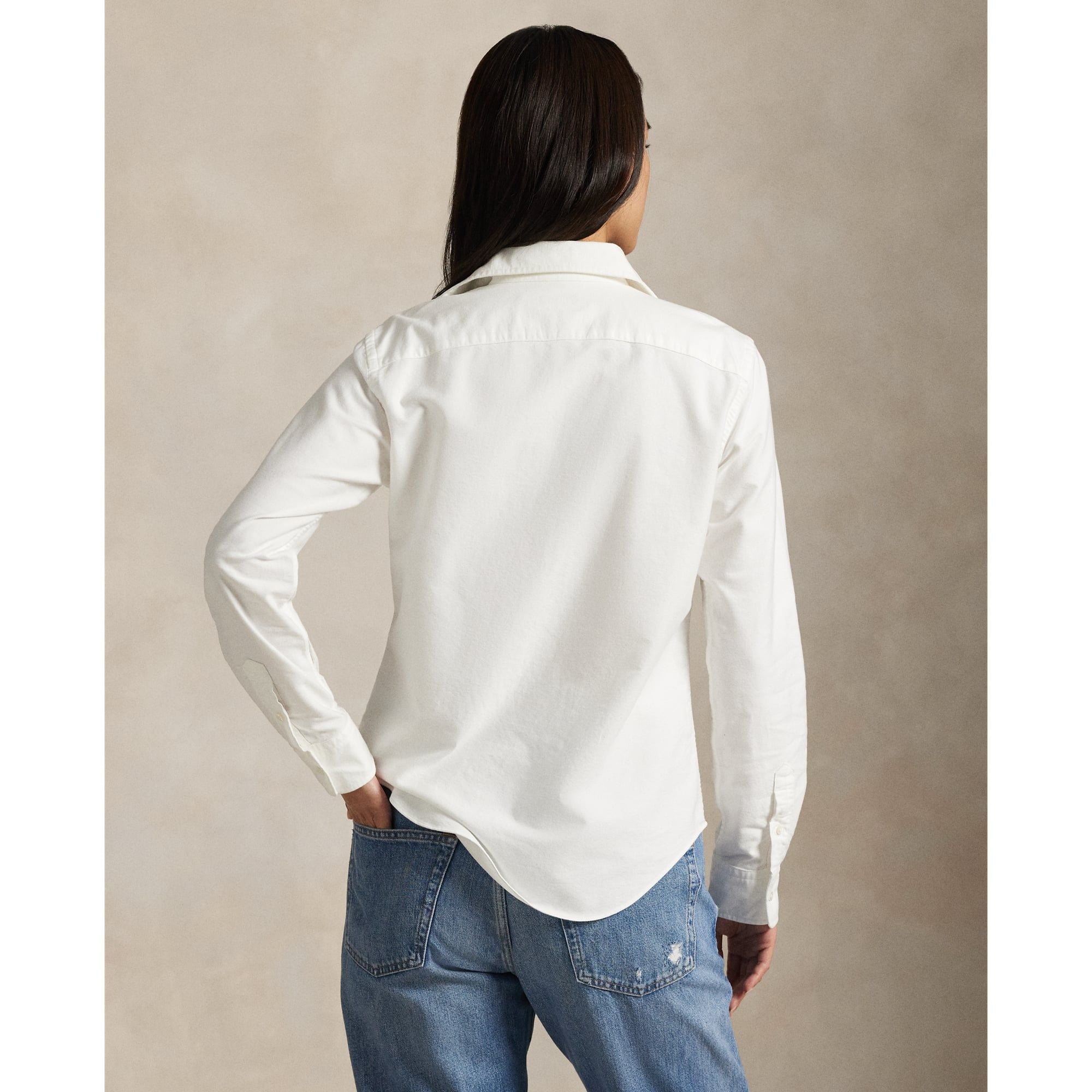  Ralph Lauren The Iconic Relaxed Fit Oxford Shirt - White 