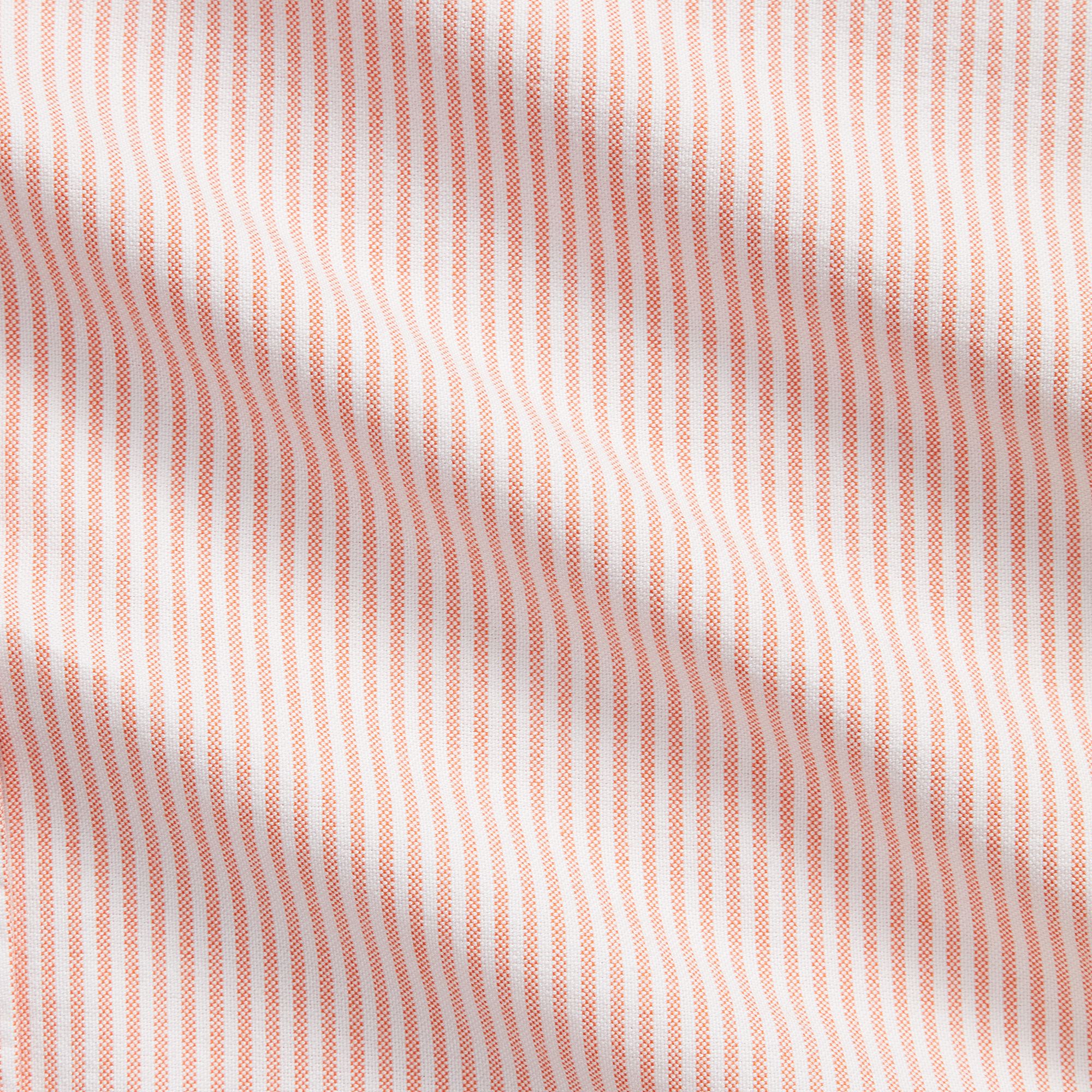  Ralph Lauren Classic Fit Striped Oxford Shirt - Peach 