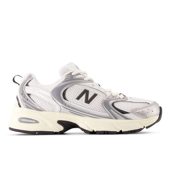  New Balance 530 - Silver Metallic / Black Cement 