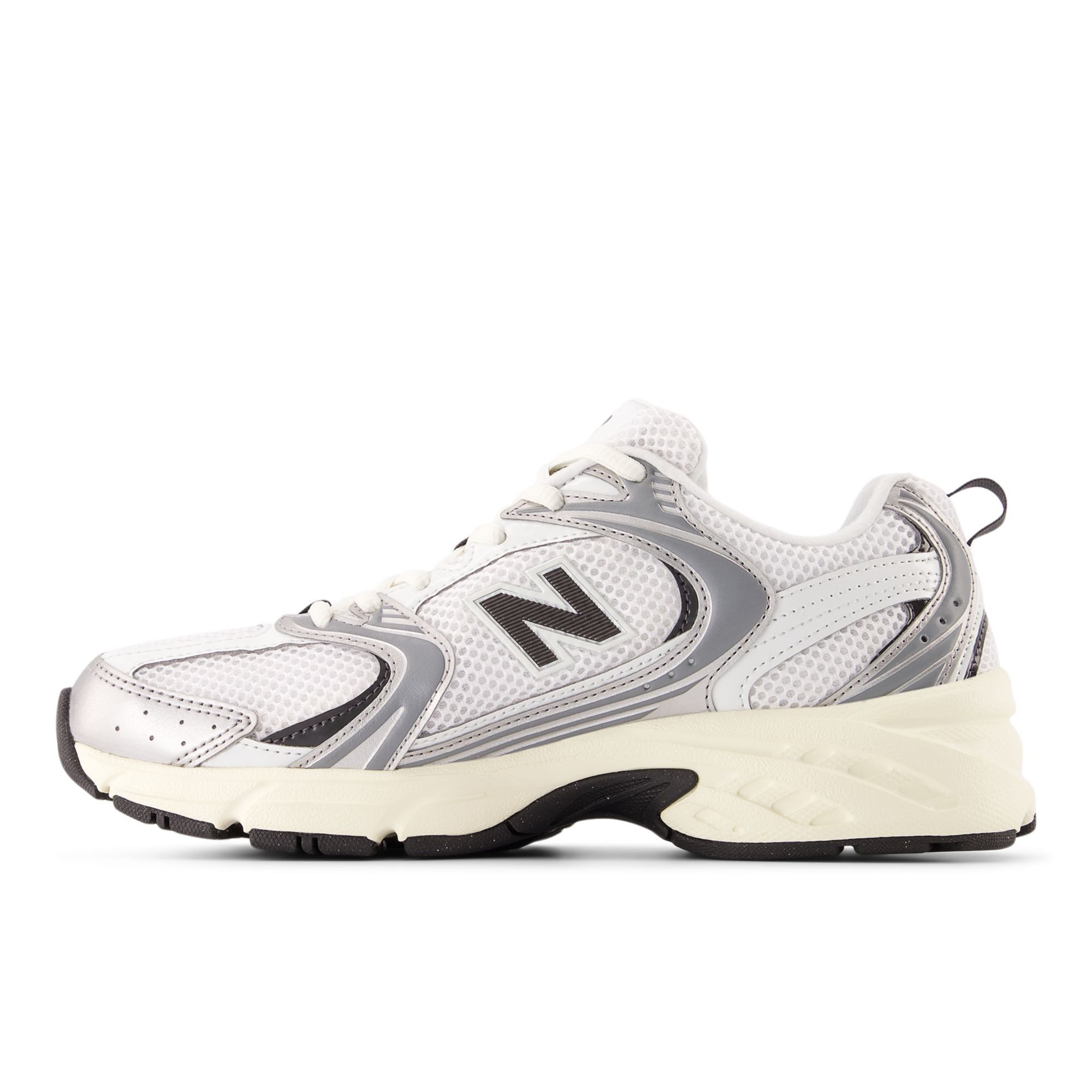  New Balance 530 - Silver Metallic / Black Cement 