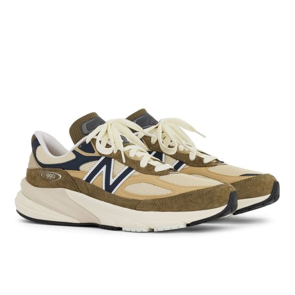  New Balance Made in USA 990v6 - Dark Camo / Natural Indigo 