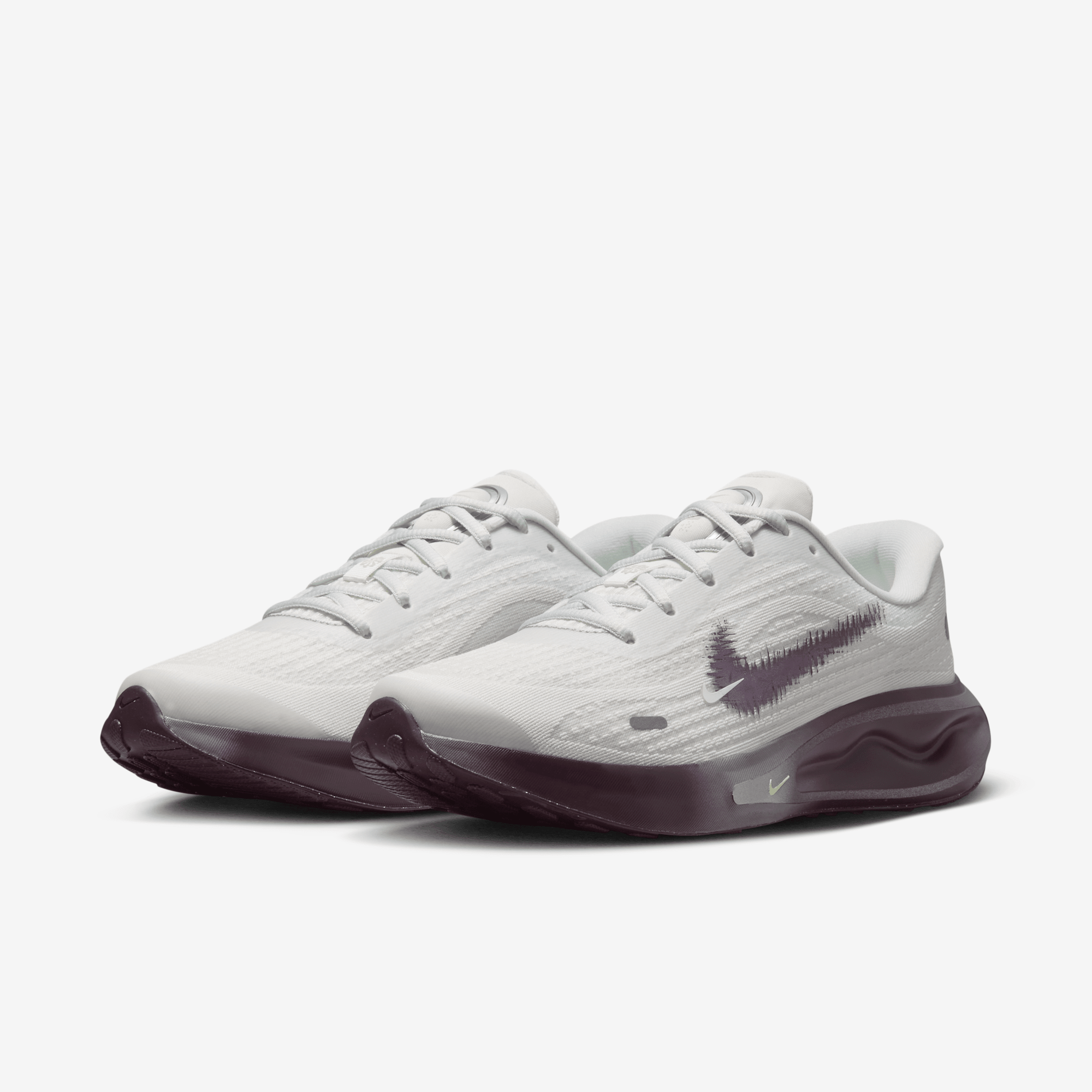  Nike Journey Run - Peak White / Dark Purple 