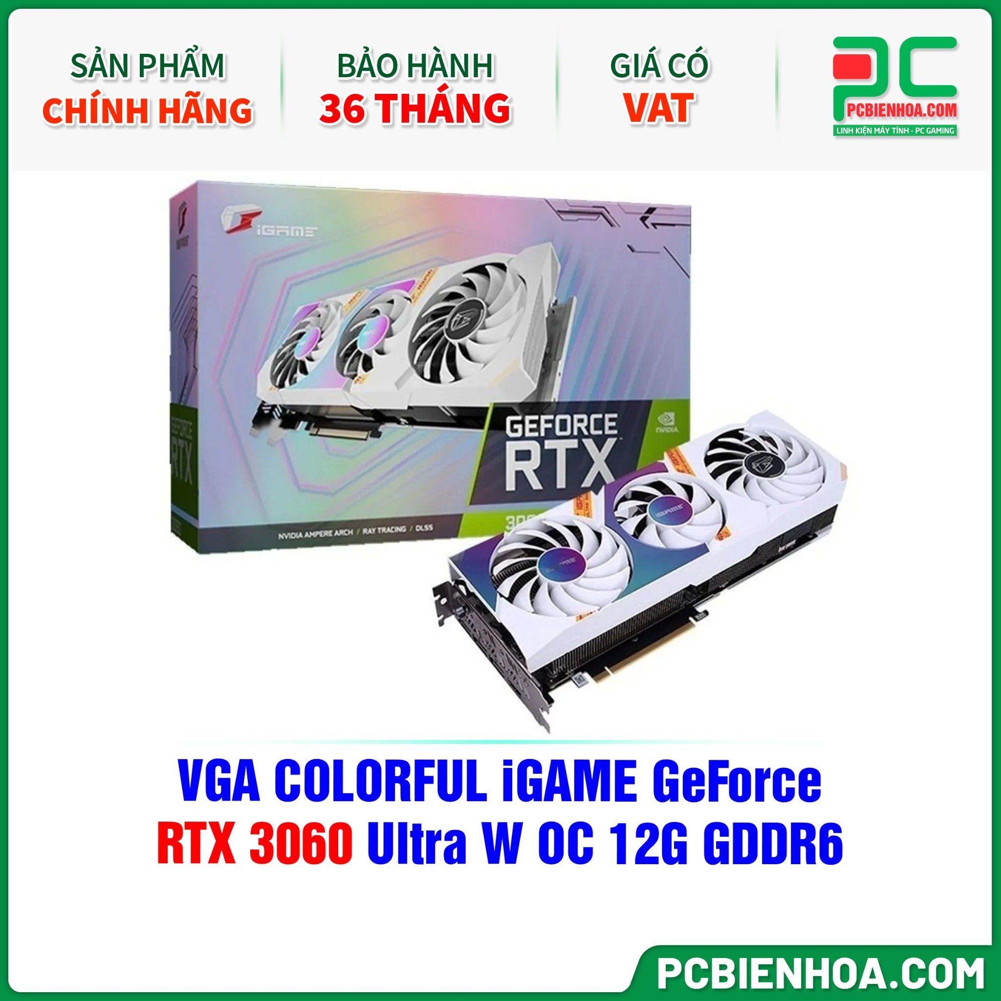 Geforce RTX 3060 Ultra W OC 12G 白 美品 Amazon | iGame GeForce RTX 3060 Ultra W OC 12G L-V