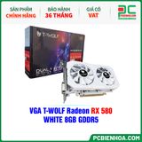  VGA T-WOLF Radeon RX 580 WHITE 8GB GDDR5 