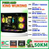  PCBH AMD KING WUKONG RYZEN 7 7800X3D / B650M WIFI / RTX 5060 8GB / 32GB DDR5 / 1TB 