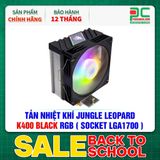  TẢN NHIỆT KHÍ JUNGLE LEOPARD K400 BLACK RGB ( HỖ TRỢ SOCKET LGA1700 ) 
