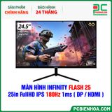  MÀN HÌNH INFINITY FLASH 25 - 25in FullHD IPS 180Hz 1ms ( DP / HDMI ) 