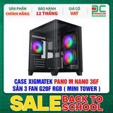  CASE XIGMATEK PANO M NANO 3GF - SẴN 3 FAN G20F RGB ( MINI TOWER - EN45523 ) 