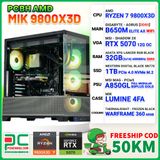 PCBH AMD RYZEN 7 9800X3D / B650M WiFi / RTX 5070 12GB / 32GB DDR5 / 1TB 