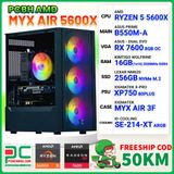  PCBH AMD MYX  RYZEN 5 5600X / B550M / RX 7600 8GB / 16GB / 256GB 