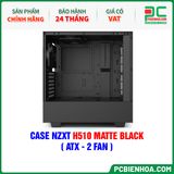  CASE NZXT H510 MATTE BLACK ( ATX - 2 FAN ) 