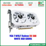  VGA T-WOLF Radeon RX 580 WHITE 8GB GDDR5 
