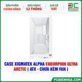  CASE XIGMATEK ALPHA ENDORPHIN ULTRA ARCTIC ( ATX - CHƯA KÈM FAN ) 