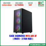  CASE XIGMATEK MYX AIR 3F ( MATX - 3 FAN RGB ) 