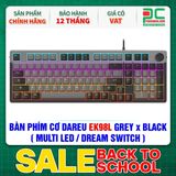 BÀN PHÍM CƠ DAREU EK98L GREY x BLACK ( MULTI LED / DREAM SWITCH ) 