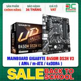  MAINBOARD GIGABYTE B450M DS3H V3 ( AM4 / m-ATX / 4xDDR4 ) 