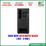 CASE NZXT H510 MATTE BLACK ( ATX - 2 FAN ) 