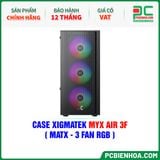  CASE XIGMATEK MYX AIR 3F ( MATX - 3 FAN RGB ) 
