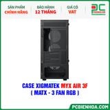  CASE XIGMATEK MYX AIR 3F ( MATX - 3 FAN RGB ) 