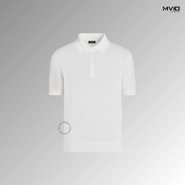  Polo Zegna Trắng Dệt Kim E8C90A7 C32 