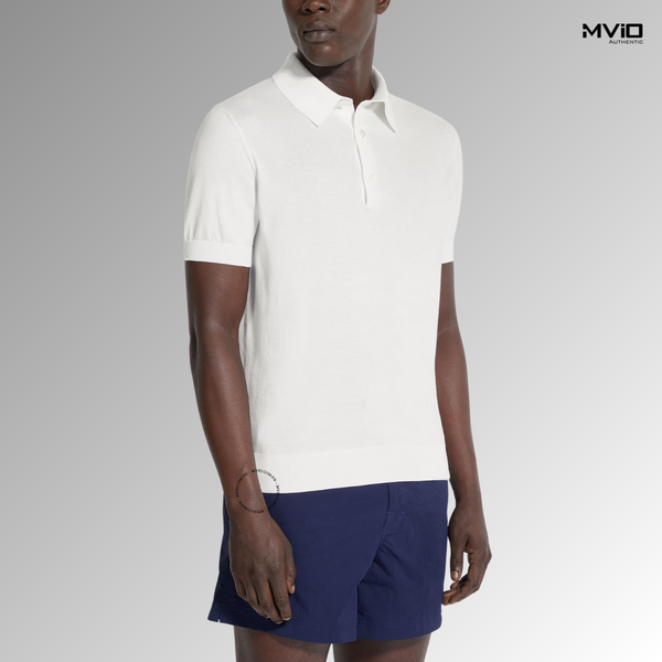  Polo Zegna Trắng Dệt Kim E8C90A7 C32 
