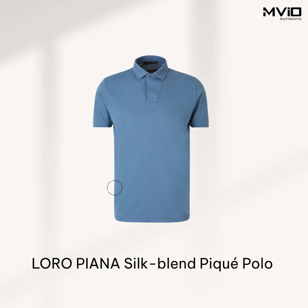  Polo Loro Piana Xanh Blue FAL3407 W734 