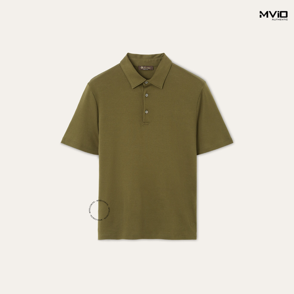  Polo Loro Piana Xanh Green Cotton Sea Island FAP0798171566 