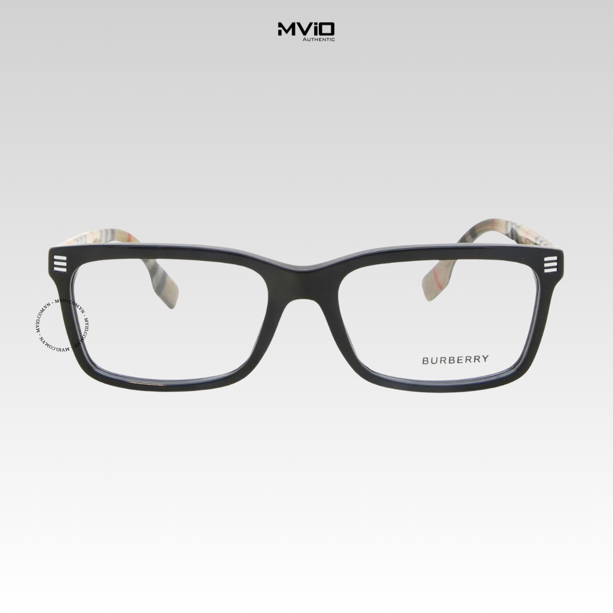  Kính Burberry Đen Gọng Viền Vintage B2352 3773 