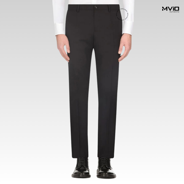  Quần Vải Dolce Gabbana Đen Slim Mã 02 G6DAMTFU3KK_N0000 