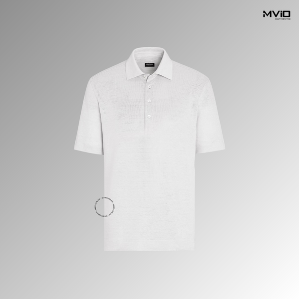  Polo Zegna Trắng Bianco Naturale Unito RE7345A5 BCT24 N01 