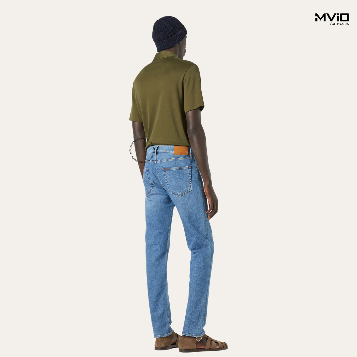  Polo Loro Piana Xanh Green Cotton Sea Island FAP0798171566 