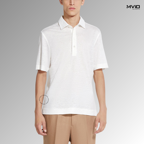  Polo Zegna Trắng Bianco Naturale Unito RE7345A5 BCT24 N01 