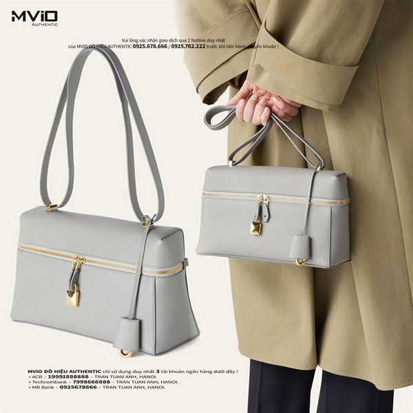  Túi Loro Piana Đeo Xanh Mint Khoá Gold FAN4085M565 