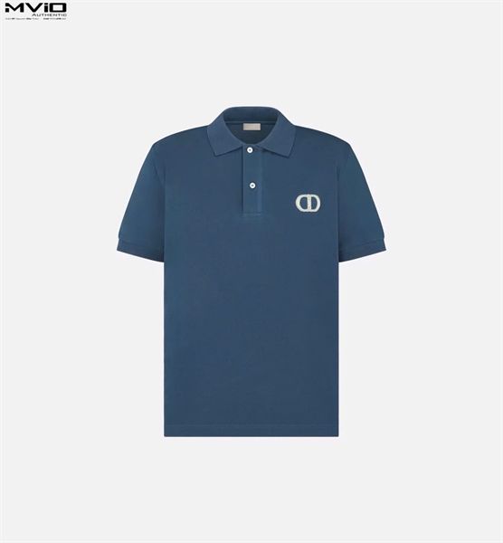  Polo Dior Blue CD Trắng 013J800A03073 C580 