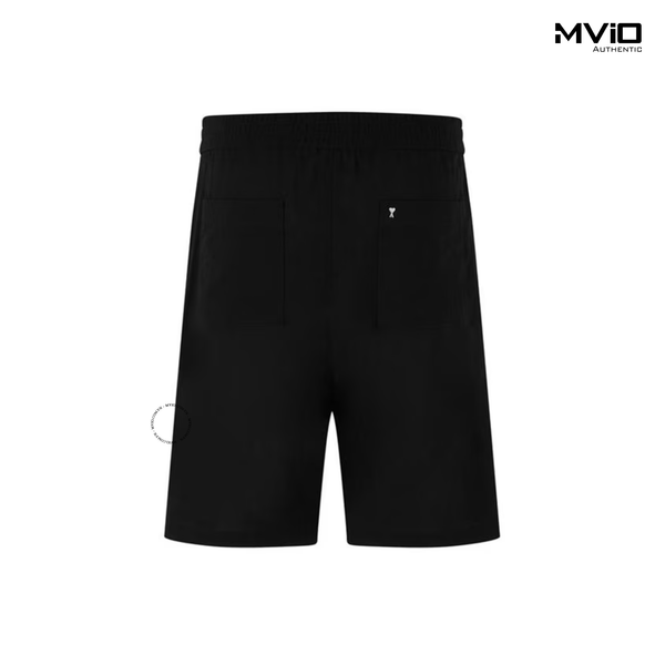  Short Ami Đen Logo Nhỏ Túi Sau HSO306.CO0062-001 