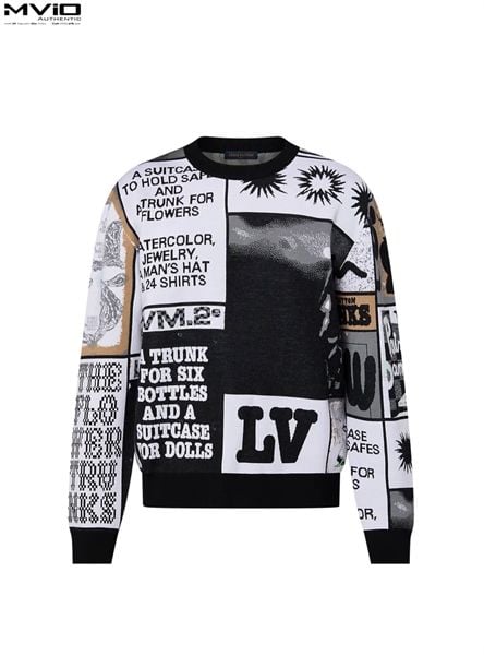  Len Louis Vuitton Hoạ Tiết 1AFA0T 